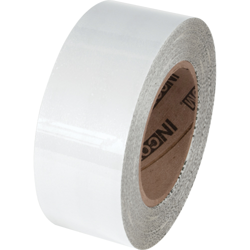 Tuff Mark&reg; Floor Marking Tape, 2" x 100', Polyester, White Rideout Tool & Machine Inc.