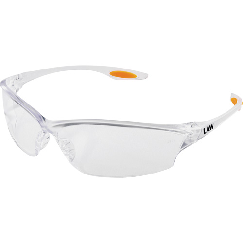Law&reg; 2 Safety Glasses, Clear Lens, ANSI Z87+ Rideout Tool & Machine Inc.
