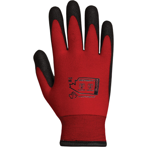 Gants doubl&eacute;s pour l'hiver Dexterity, 10/T-Grand, R&ecirc;vetement PVC, Calibre 15, Enveloppe en Nylon Rideout Tool & Machine Inc.