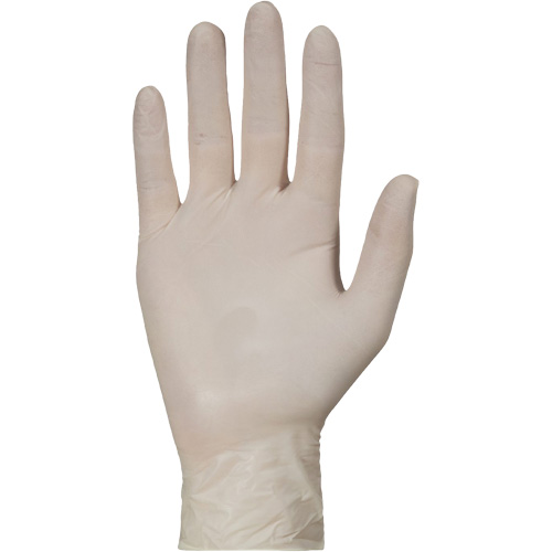 KeepKleen&reg; Disposable Medical Exam Grade Gloves, Large, Latex, 5-mil, Powder-Free, White, Class 2 Rideout Tool & Machine Inc.