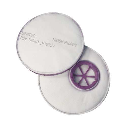 Filtre pour respirateur Diskit, Filtre contre les particules avec suppresion de vapeurs nuisibles, Vapeur organique/Filtre P100 Rideout Tool & Machine Inc.
