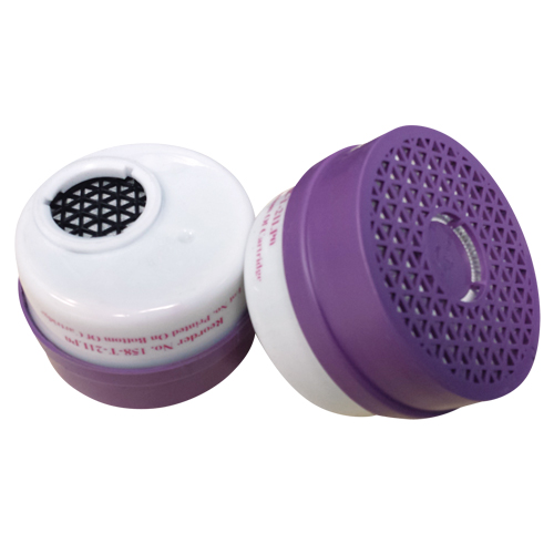 Cartouche pour respirateur, Combinaison cartouche et filtre contre les particules pour gaz/vapeurs, Gaz acide/Gaz de chlore/Filtre P100 Rideout Tool & Machine Inc.