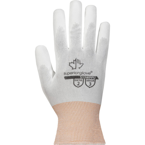 Superior Touch&reg; Coated Gloves, 6/X-Small, Polyurethane Coating, 13 Gauge, Polyester Shell Rideout Tool & Machine Inc.