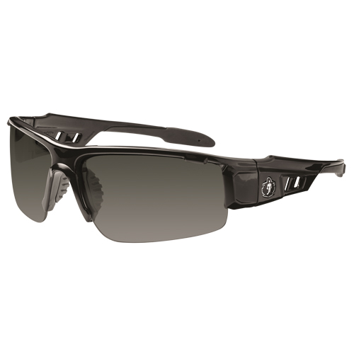 Lunettes de s&eacute;curit&eacute; Skullerz Dagr, Lentille Grise/fum&eacute;e, Anti-&eacute;gratignures, ANSI Z87+/R&eacute;pond ou surpasse la norme CSA Z94.3 Rideout Tool & Machine Inc.