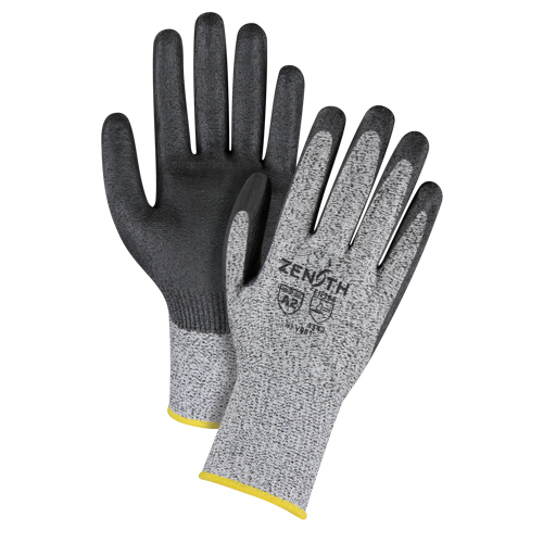 Gants &eacute;lastiques sans coutures r&eacute;sistants &agrave; la coupe, Taille T-Grand/10, Calibre 13, Rev&ecirc;tement Polyur&eacute;thane, Enveloppe en PEHP, ANSI/ISEA 105 niveau 2/EN 388 niveau 3 Rideout Tool & Machine Inc.