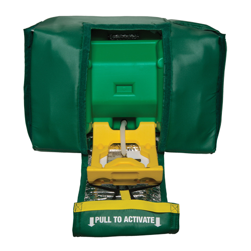 Tempered Portable Eyewash, Gravity-Fed, 9 gal. Capacity, Meets ANSI Z358.1 Rideout Tool & Machine Inc.