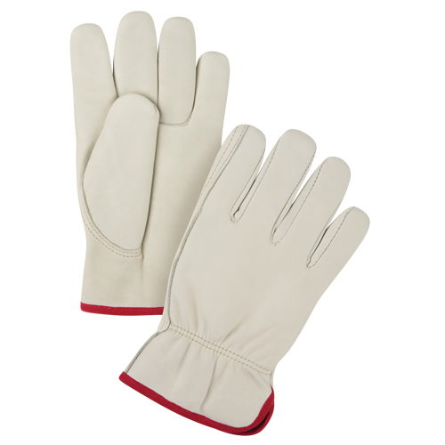 Premium Winter-Lined Driver's Gloves, Small, Grain Cowhide Palm, Fleece Inner Lining Rideout Tool & Machine Inc.