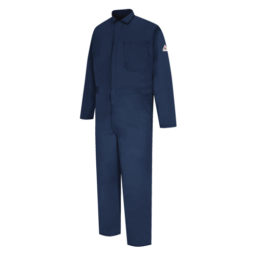 ISO 11611 Flame-Resistant Welding Coveralls, Size 48, Navy Blue Rideout Tool & Machine Inc.