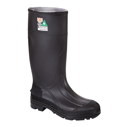 PRM II Safety Boots, PVC, Steel Toe, Size 7, Puncture Resistant Sole Rideout Tool & Machine Inc.
