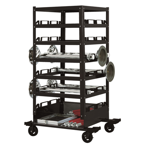Six Tier Storage Cart, Steel Rideout Tool & Machine Inc.