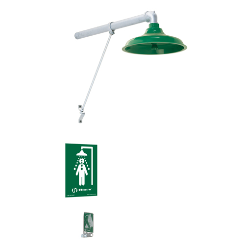 Freeze Protected Drench Shower, Wall-Mount Rideout Tool & Machine Inc.