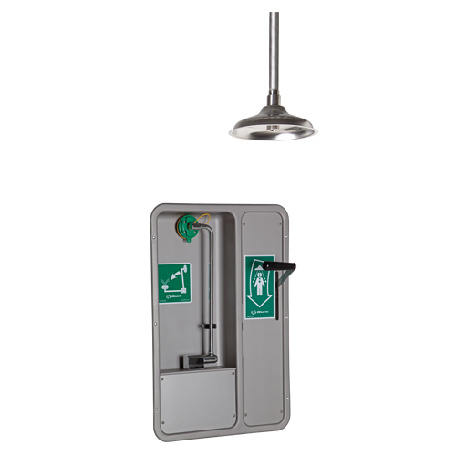 Eye/Face Wash and Shower, Ceiling-Mount Rideout Tool & Machine Inc.
