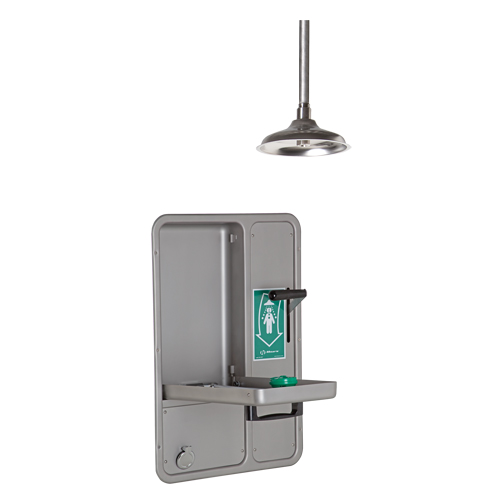 Eye/Face Wash and Shower, Ceiling-Mount Rideout Tool & Machine Inc.