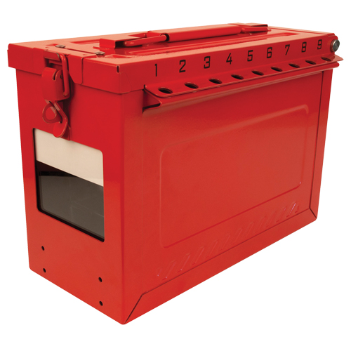 Large Group Lock Box, Red Rideout Tool & Machine Inc.