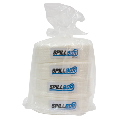 SpillBoa Bale, Oil Only, 25' L x 5" W, 28 gal. Absorbancy, 4 /Pack Rideout Tool & Machine Inc.