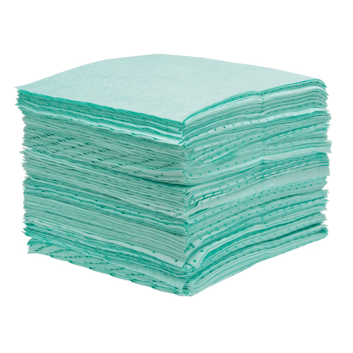 Feuilles absorbantes li&eacute;es de premi&egrave;re qualit&eacute;, Mati&egrave;res dangereuses, 15" x 18", 25 gal. d'absorption Rideout Tool & Machine Inc.