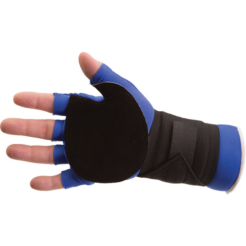 Anti-Impact Glove with Wrist Support, Size Small, Split Leather Palm Rideout Tool & Machine Inc.