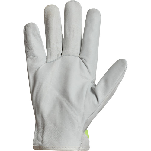 Gants de conducteur haute visibilit&eacute; avec bandes r&eacute;fl&eacute;chissantes Endura, 3T-Grand, Paume en Cuir fleur de ch&egrave;vre Rideout Tool & Machine Inc.