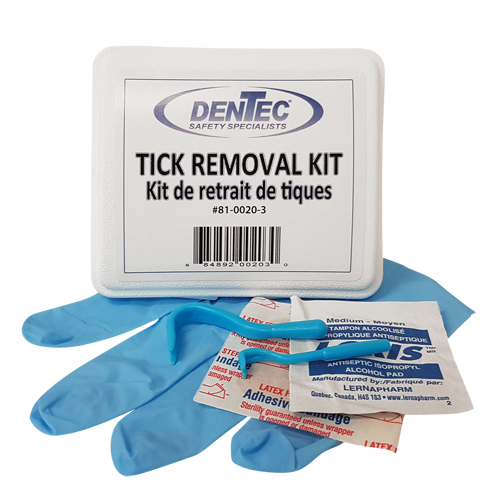 Tick Safety Kit, Class 1 Medical Device, Plastic Box Rideout Tool & Machine Inc.