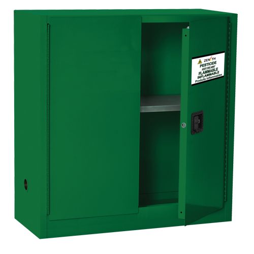 Pesticide Storage Cabinet, 30 gal., 44" H x 43" W x 18" D Rideout Tool & Machine Inc.