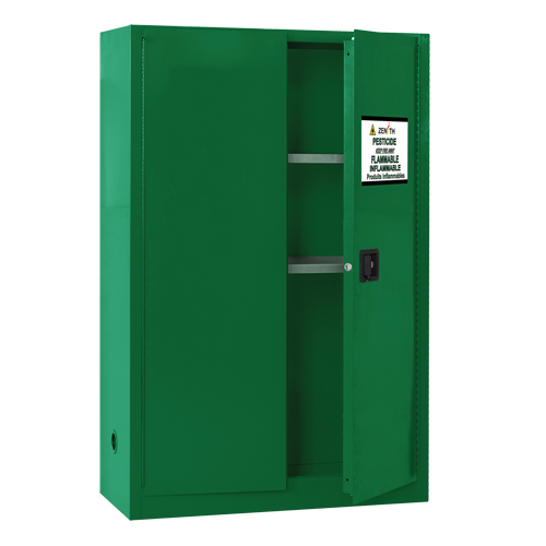 Pesticide Storage Cabinet, 45 gal., 65" H x 43" W x 18" D Rideout Tool & Machine Inc.