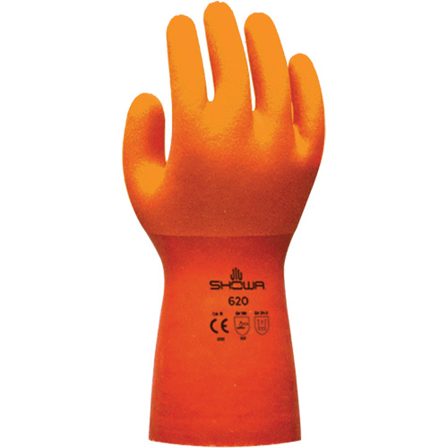 Gants Atlas 620, Taille Petit/7, 12" lo, PVC, Doublure en Coton, 63-mil Rideout Tool & Machine Inc.