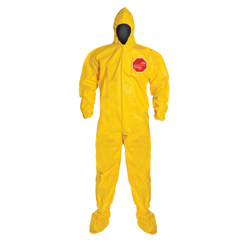 Coveralls, Medium, Yellow, Tychem&reg; 2000 Rideout Tool & Machine Inc.