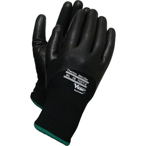 Gants thermiques Nitri-Dex Viking, 8/Moyen, R&ecirc;vetement Nitrile, Calibre 15, Enveloppe en Nylon Rideout Tool & Machine Inc.