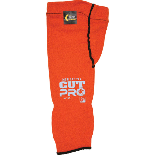 Memphis&reg; Sleeves With Thumb Hole, Kevlar&reg;, 14", ASTM ANSI Level A5, Orange Rideout Tool & Machine Inc.