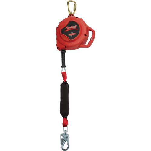 Rebel Self-Retracting Lifeline, 33', Galvanized Steel, Swivel Rideout Tool & Machine Inc.