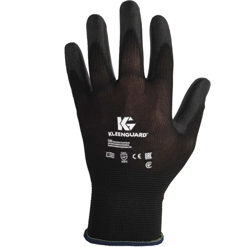 KleenGuard G40 Coated Gloves, 8/Medium, Polyurethane Coating, Nylon Shell Rideout Tool & Machine Inc.