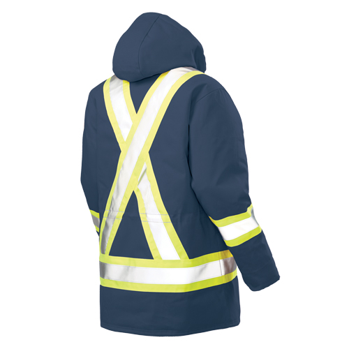 Parka de s&eacute;curit&eacute;, Bleu marine, Grand Rideout Tool & Machine Inc.