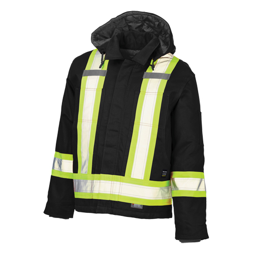 Safety Jacket, Black, Large Rideout Tool & Machine Inc.