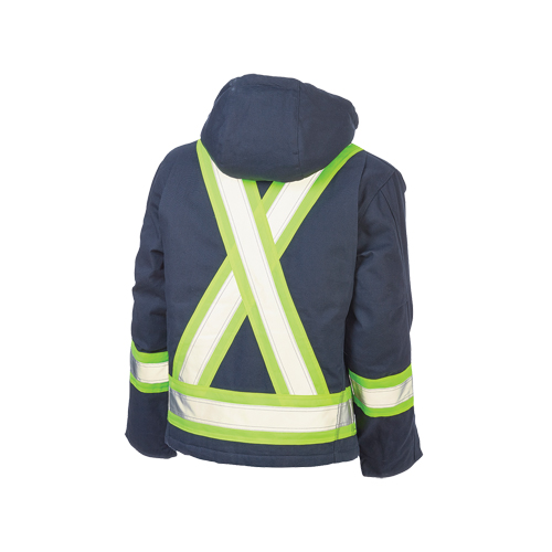 Safety Jacket, Navy Blue, Large Rideout Tool & Machine Inc.