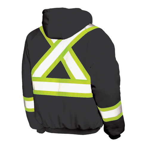 Insulated Safety Hoodie, Polyester, Large, Black Rideout Tool & Machine Inc.