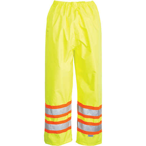Open Road&reg; Waist Pants, Polyester, Small, High Visibility Lime-Yellow Rideout Tool & Machine Inc.