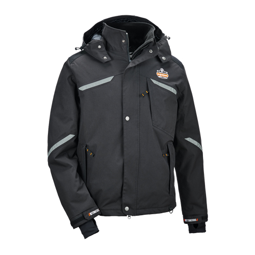 Manteau thermique N-Ferno 6466, Hommes, Petit, Noir Rideout Tool & Machine Inc.