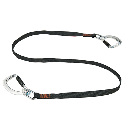 Squids&reg; 3139  Double-Locking Tool Lanyard with Swivel, Fixed Length, Dual Carabiner Rideout Tool & Machine Inc.