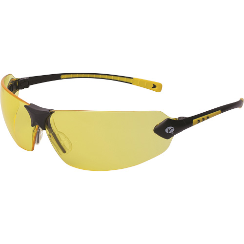 Lunettes de s&eacute;curit&eacute; Veratti 429, Lentille Ambr&eacute;e, Anti-&eacute;gratignures, ANSI Z87+/R&eacute;pond ou surpasse la norme CSA Z94.3 Rideout Tool & Machine Inc.