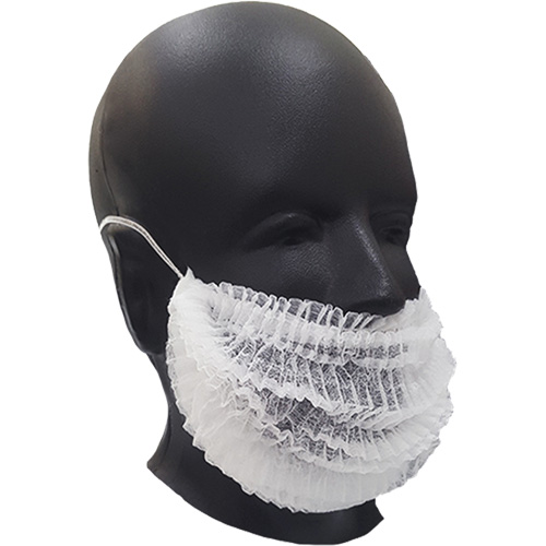 Beard Covers, Polypropylene, White Rideout Tool & Machine Inc.