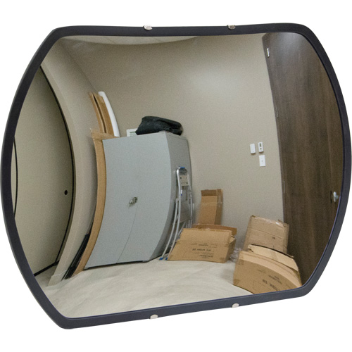 Roundtangular Convex Mirror with Bracket, 24" H x 36" W, Indoor/Outdoor Rideout Tool & Machine Inc.