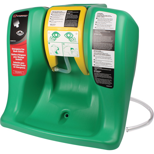 Douche oculaire Dynamic, Aliment&eacute; par gravit&eacute;, Capacit&eacute; 16 gal., Conformit&eacute; ANSI Z358.1 Rideout Tool & Machine Inc.