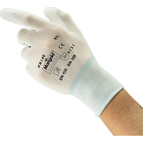 PX140 Coated Gloves, 6/X-Small, Polyurethane Coating, 15 Gauge, Nylon Shell Rideout Tool & Machine Inc.