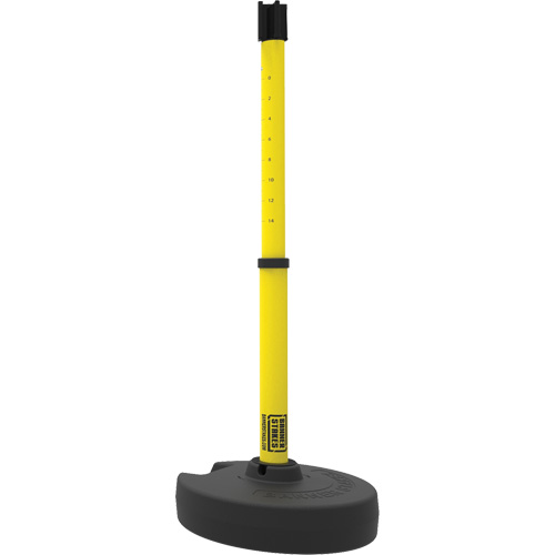 PLUS Barrier Post Set Receiver, 42" High, Yellow Rideout Tool & Machine Inc.