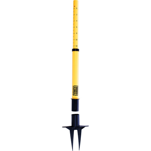 PLUS Barrier Post, 42" High, Yellow Rideout Tool & Machine Inc.