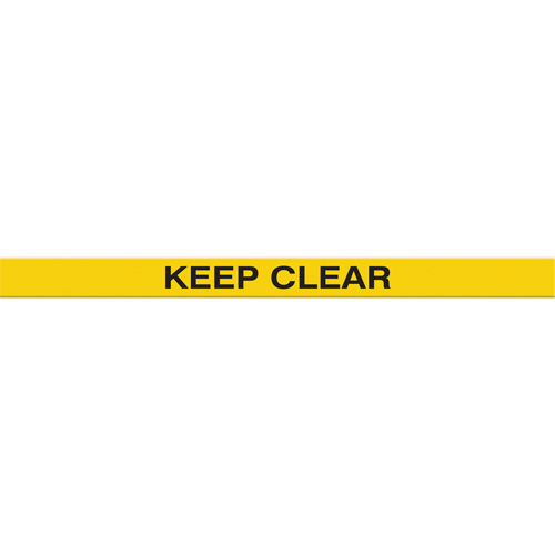 Tough-Mark Heavy-Duty Floor Marking, Rectangle, 48" L x 2" W, Yellow, Polyethylene Rideout Tool & Machine Inc.