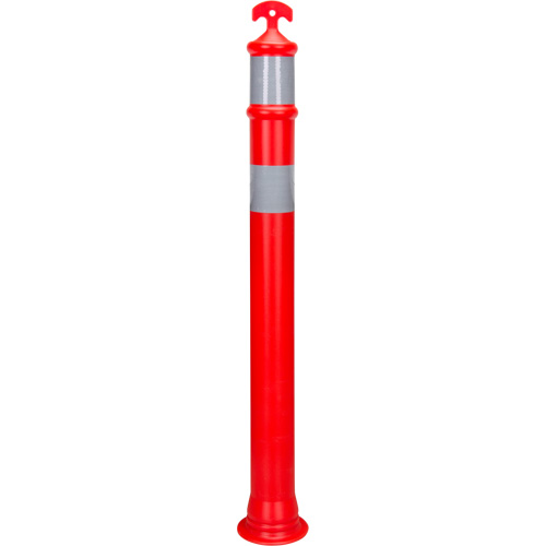 Poteau d&eacute;lin&eacute;ateur &agrave; visibilit&eacute; &eacute;lev&eacute;e &agrave; dessus en T, 42" h, Orange Rideout Tool & Machine Inc.