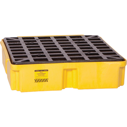 Plateforme de d&eacute;versement modulaire, Capacit&eacute; de d&eacute;versement 15 gal. US, 26" x 26,25" x 6,5" Rideout Tool & Machine Inc.