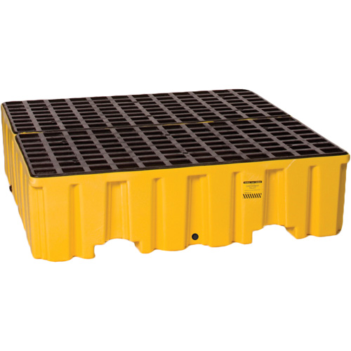 Palette de confinement des d&eacute;versements, Capacit&eacute; de d&eacute;versement 132 gal. US, 51" x 52,5" x 13,75" Rideout Tool & Machine Inc.