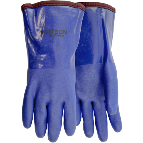 Gants r&eacute;sistant au givre, Taille T-Grand, 12" lo, PVC, Doublure en Acrylique/Molleton, Gant de calibre hiver Rideout Tool & Machine Inc.